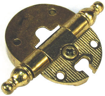 Hinges Decorative Cupboard Hinges - Full Round Door Cabinet Hinge Premium Hardware for Door Cabinet Window Furniture and Interior Use